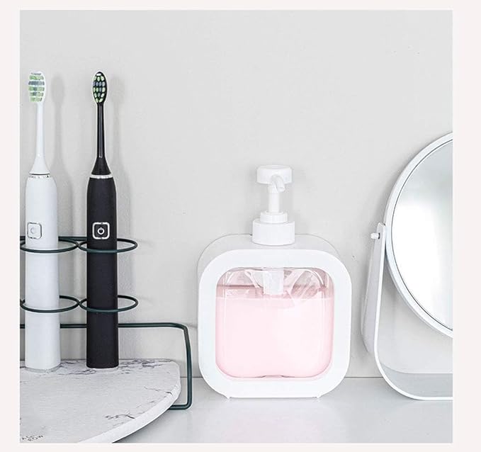 Plastic Empty Bottle Soap Dispenser For Bathroom Kitchen Large-Capacity Dispensing Bottled Hand Soap Dish Soap Shower Gel Shampoo Washing Powder Replacement Empty Bottle 1Pc, 10 Ounces