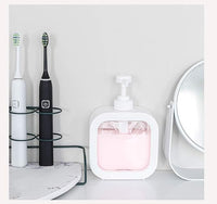 Plastic Empty Bottle Soap Dispenser For Bathroom Kitchen Large-Capacity Dispensing Bottled Hand Soap Dish Soap Shower Gel Shampoo Washing Powder Replacement Empty Bottle 1Pc, 10 Ounces