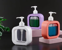 Plastic Empty Bottle Soap Dispenser For Bathroom Kitchen Large-Capacity Dispensing Bottled Hand Soap Dish Soap Shower Gel Shampoo Washing Powder Replacement Empty Bottle 1Pc, 10 Ounces